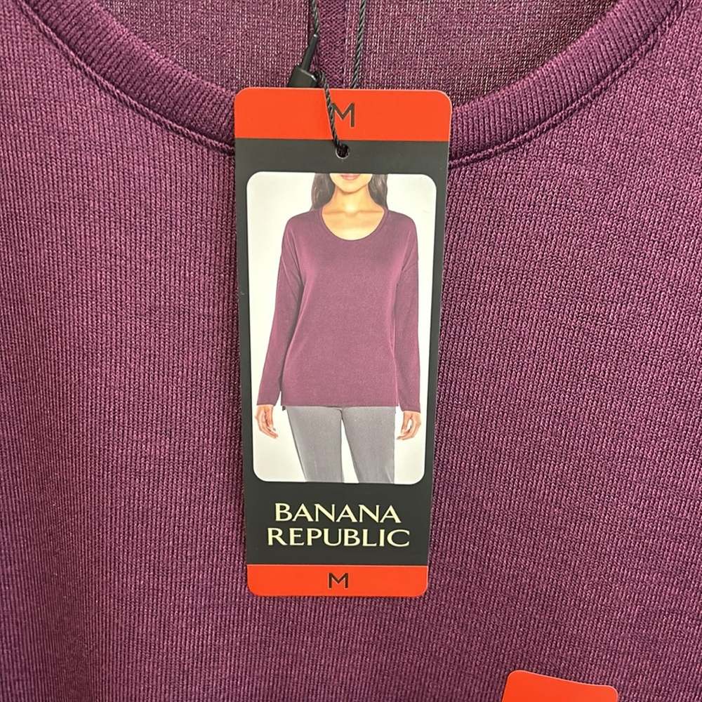NWT Banana Republic Women’s Lightweight Sweater SZ M - Picture 3 of 7